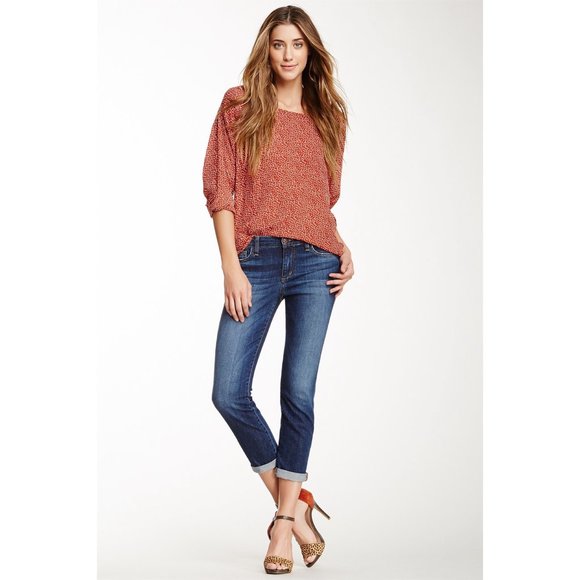 Joe's Jeans Denim - Joe's Jeans Rolled Crop Jeans Sierra Wash Size 30